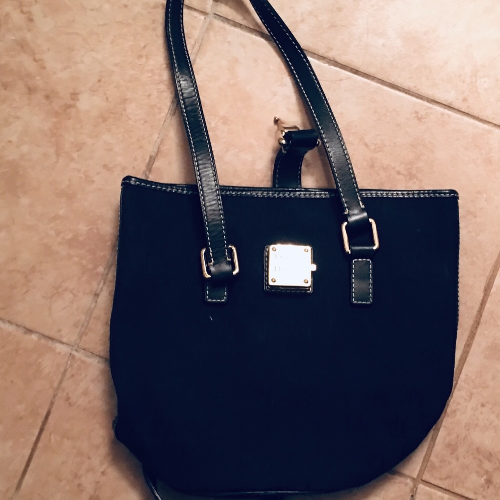 Black mini dooney and bourke handbag